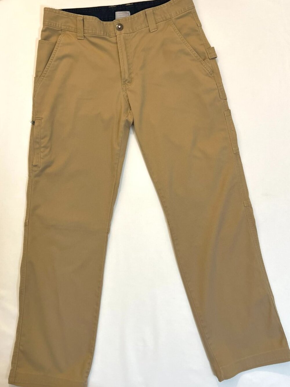 Columbia Men's Size 30x30 (30x28) Carpenter Slacks - British Khaki - Pre-owned